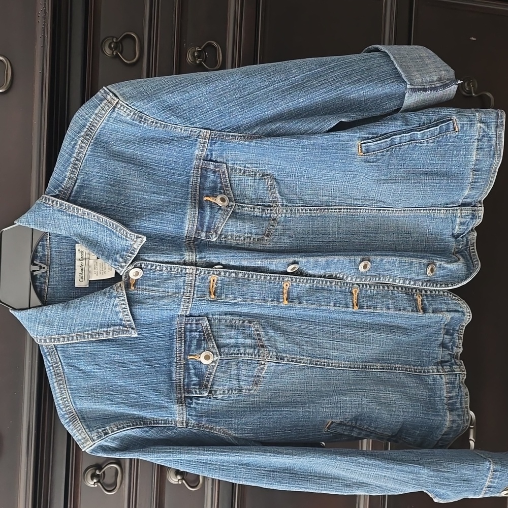 Coldwater Creek Jean Jacket Large